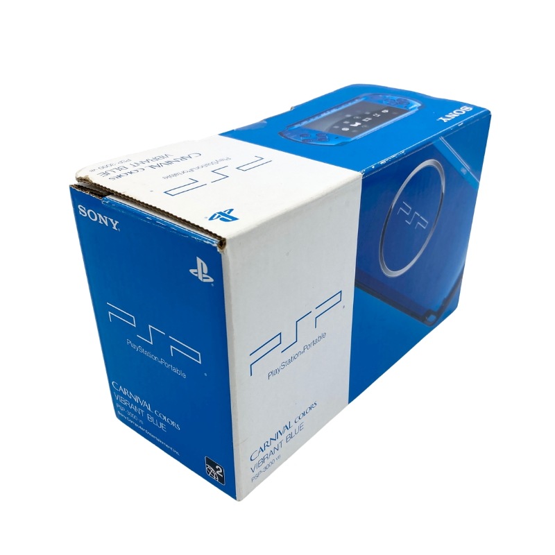 【中古 動作確認済】 PSP「プレイステーション・ポータブル」 バリュー・パック バイブラント・ブルー (PSPJ-30002)
