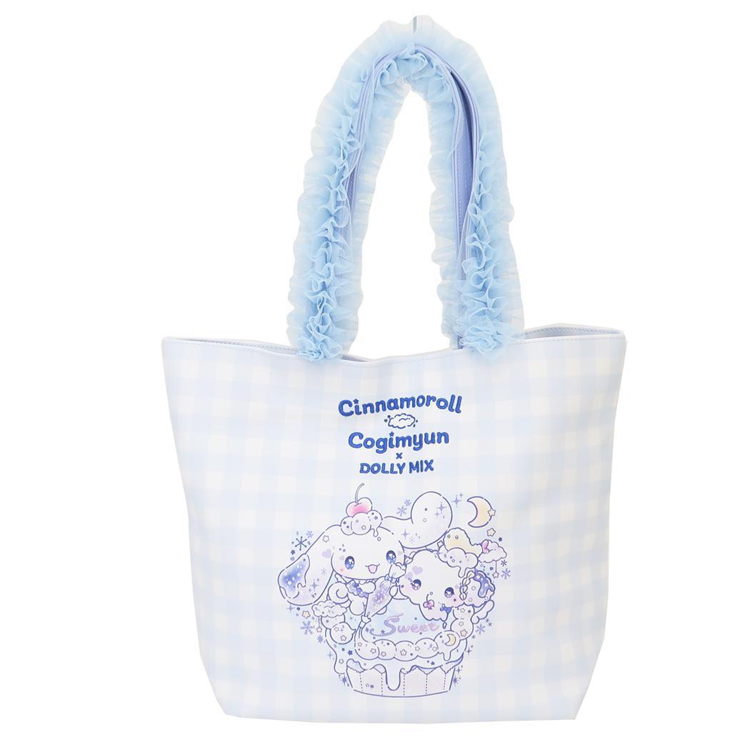 シナモロール こぎみゅんxDOLLY MIX トートバッグ フリルハンドルトートバッグ BL
