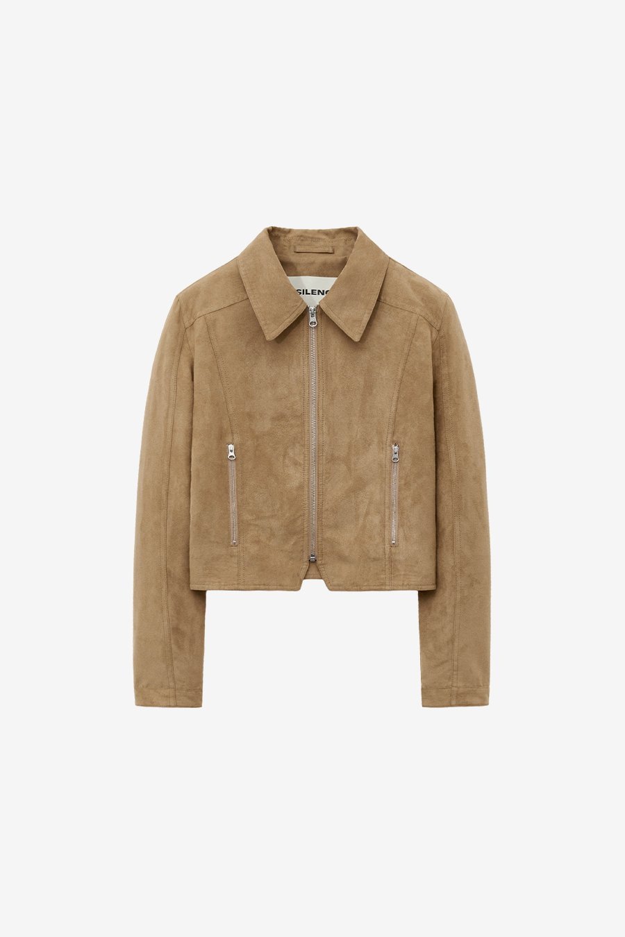 【INSILENCE】 ECO SUEDE JACKET : CAMEL
