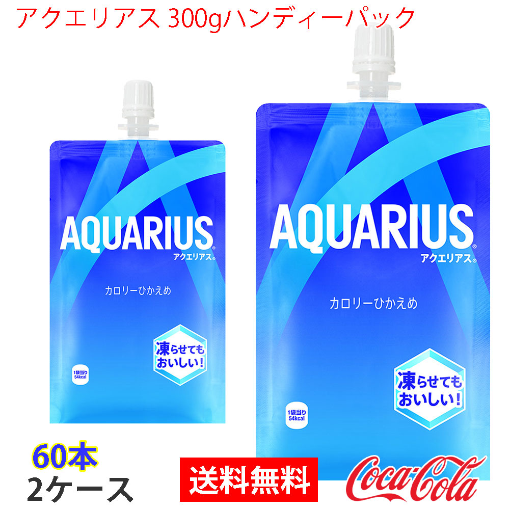 アクエリアス 300gハンディーパック 2ケース 60本