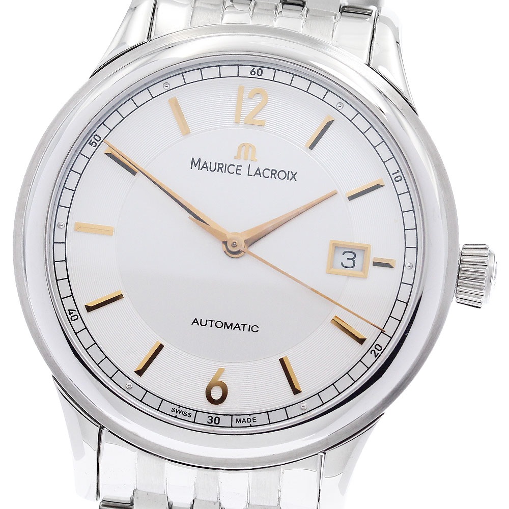 モーリスラクロア MAURICE LACROIX LC6098-SS002-121-1 レ・クラシック デイト 自動巻き メンズ 美品 _922318【中古】