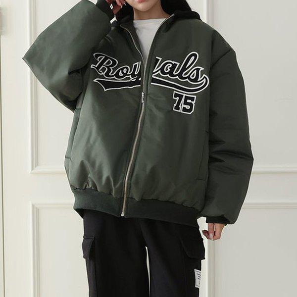 Hスタイル(PS)ロイヤルズ航空パディングジャケット 冬 女性 パディングジャケット 航空ジャンパー キルティング ビッグサイズ アウター