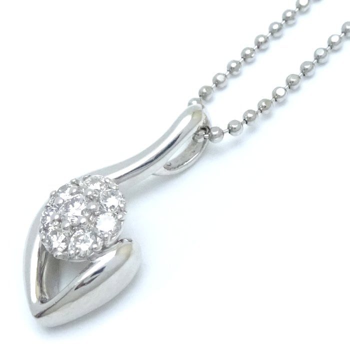 ダイヤモンド ネックレス ダイヤモンド0.30ct Pt900プラチナxPt850プラチナ /75979【中古】