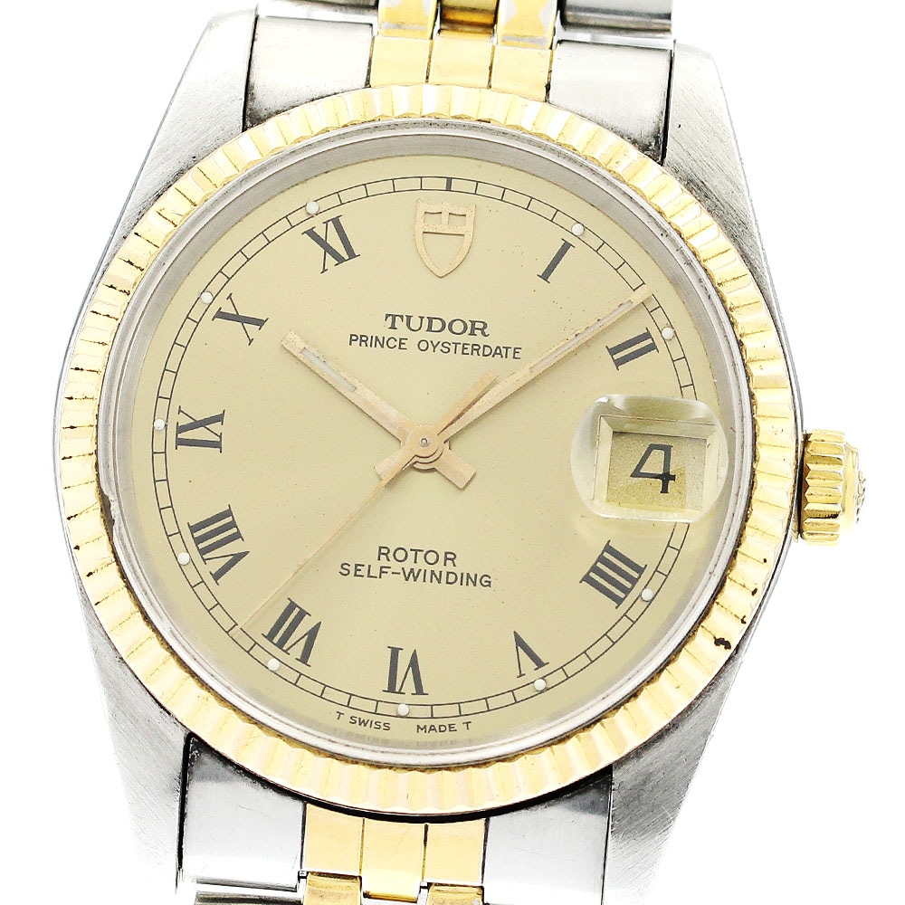 チュードル TUDOR 74033 プリンスデイト cal.2824-2 自動巻き メンズ _879176【中古】