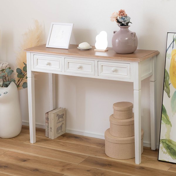 コンソール 収納 台 キャビネット ラック ディスプレイ 棚 引き出し 木製 天然木 スリム