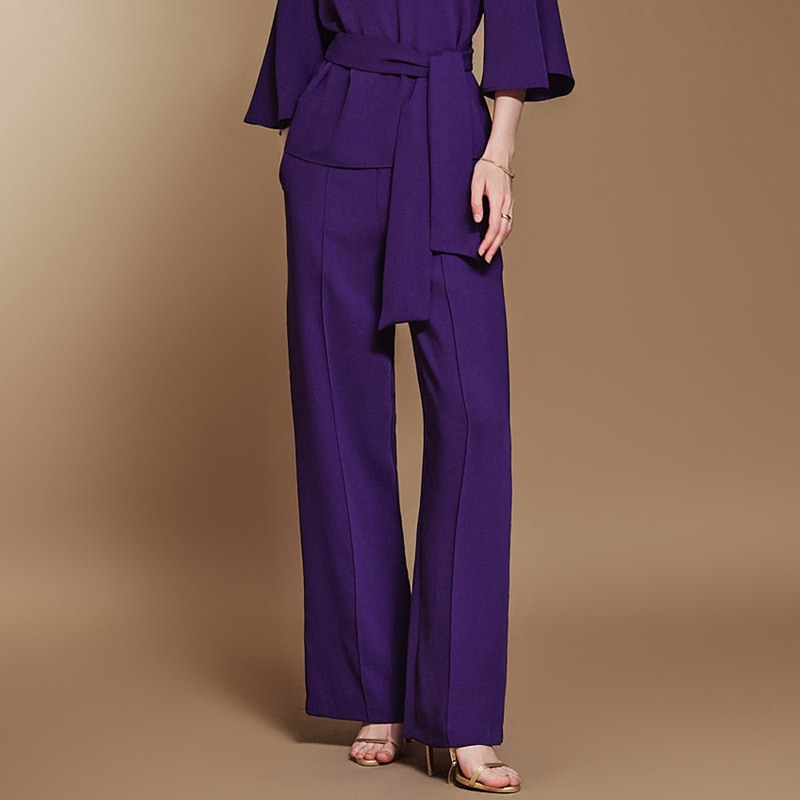 P3256 ピンタック ワイド スラックス*Lサイズ 製作*