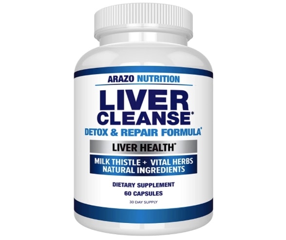【Liver Cleanse 肝臓デトックス & 修復フォーミュラ】60錠入 肝臓サポートサプリメント　オオアザミハーブ配合