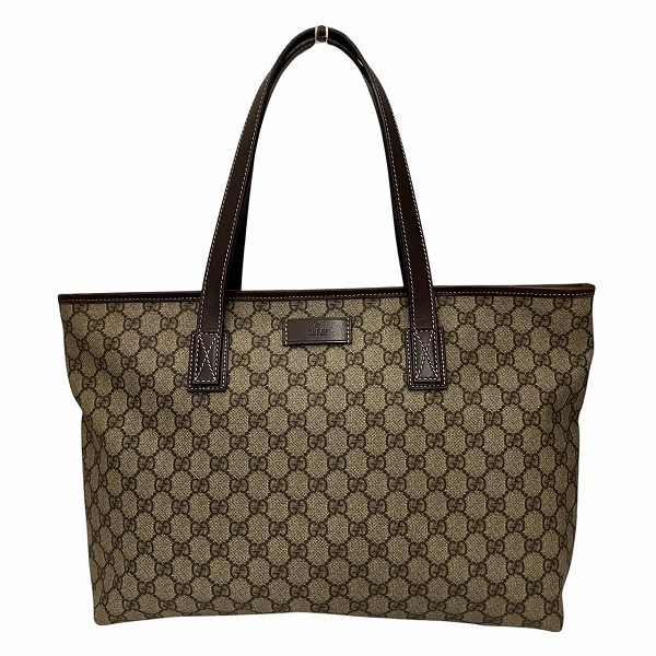 グッチ GGスプリーム 211137 バッグ トートバッグ レディース【中古】