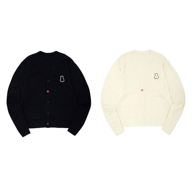 [aespa カリナ 着用] AQO BEAR CARDIGAN 韓国 アイドル