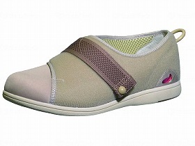 介護靴 パステル405 ベージ 22.0