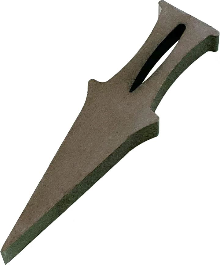 クサビ 薪割り アウトドア キャンプ 薪割り道具 薪割り機 林業 楔 斧 鉈 オノ ナタ アックス 焚き火 薪ストーブ 暖炉 苦無 クナイ 9navi chopper (ダークシルバー)