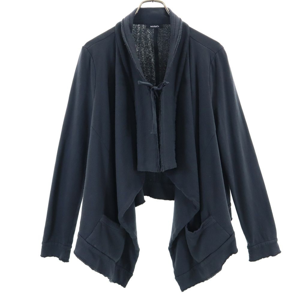 マックスアンドコー 長袖 カーディガン L ブラック MAX&CO スウェット レディース