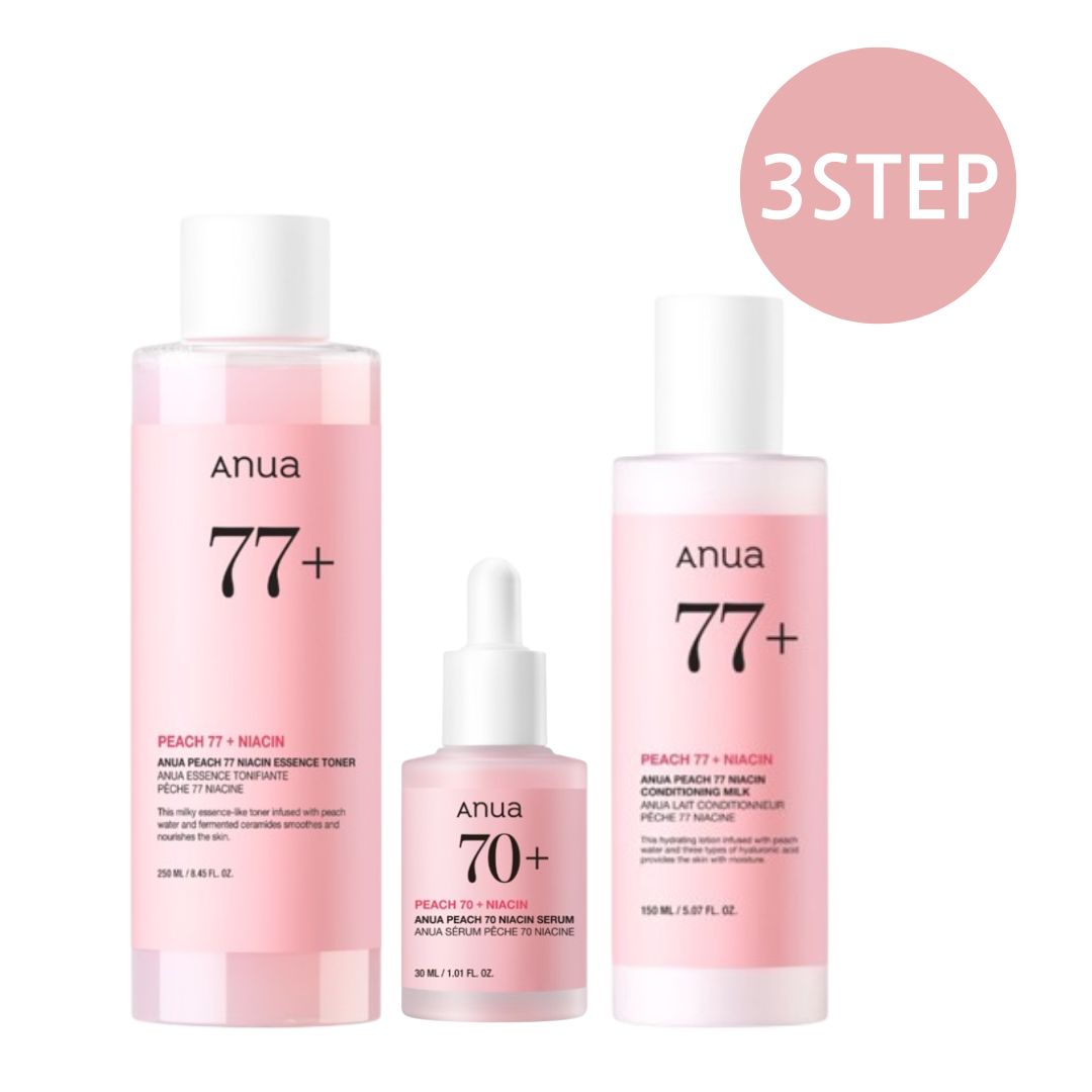 [3STEP] 桃 トーンアップ トリプル 保湿セット