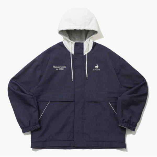 フードジップアップ NQJ QQ123LJK19-DNV デュースフードリバーシブルジャケット / DARK NAVY