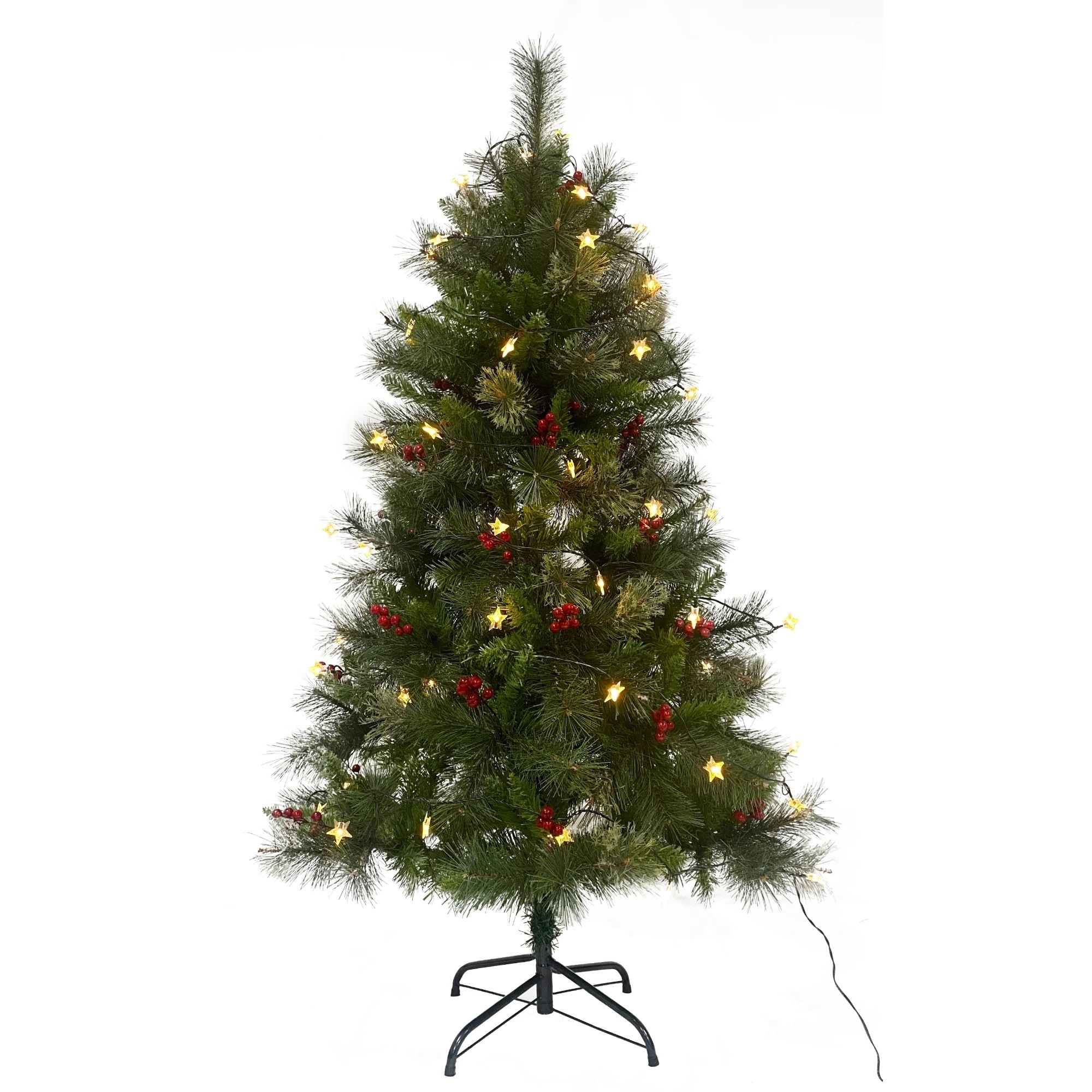 クリスマスツリー 150cm スチール脚 ピカピカライト付き 組み立て簡単 クリスマス プレゼント Green POLYVINYL CHLORIDE クリスマスツリー サンタ クリスマス 大判 オーナ 8,244円