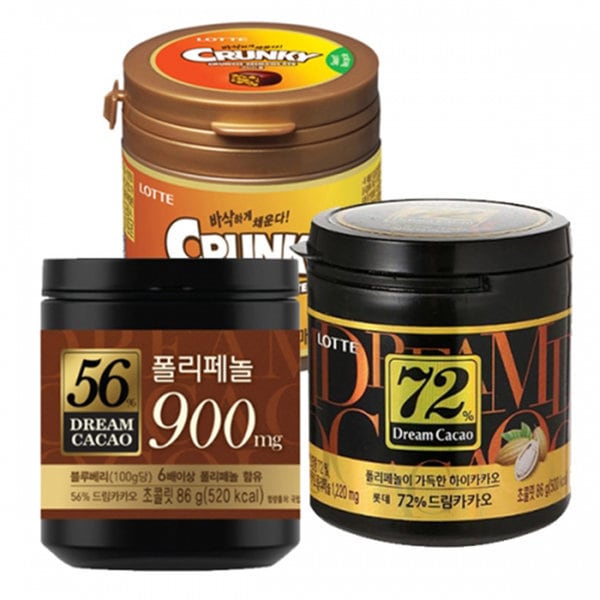 ロッテ ドリームカカオ 72 86gx6筒x4箱