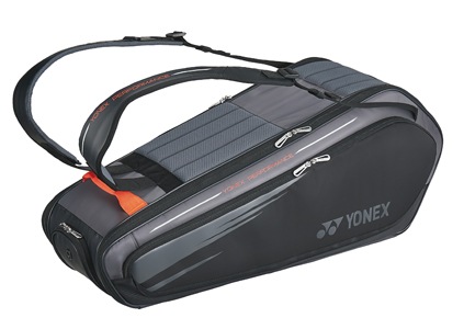 ヨネックス YO-BAG2322R-007 ラケットバッグ6(ラケット6本入れ)（ブラック） YOBAG2322R007