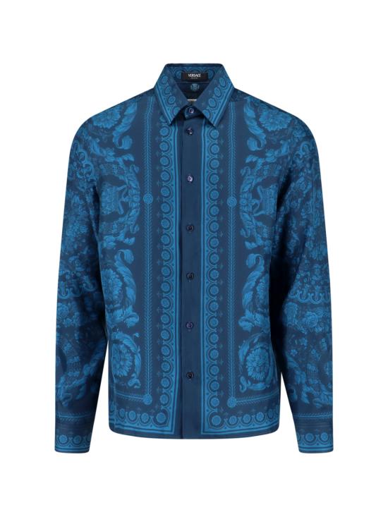 VERSACE Men Shirts 1021715 1A13557 5UH90 Blue