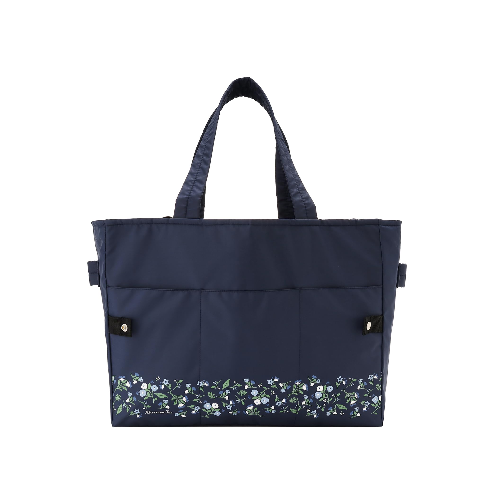[ アフタヌーンティー リビング ] AfternoonTea LIVING エコバッグ・買い物バッグ JD55 エリタージュフルール保冷バッグ ネイビー