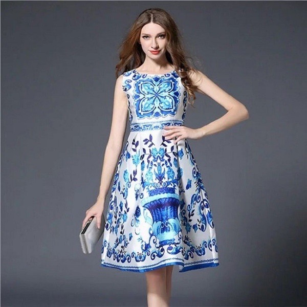 大人可愛い レディース ワンピース 花柄 刺繍 膝丈 お出かけ 上品 2018新作