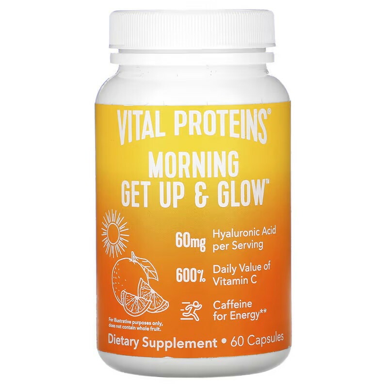 Vital Proteins　Morning Get Up & Glow（モーニングゲットアップ＆グロー）60粒