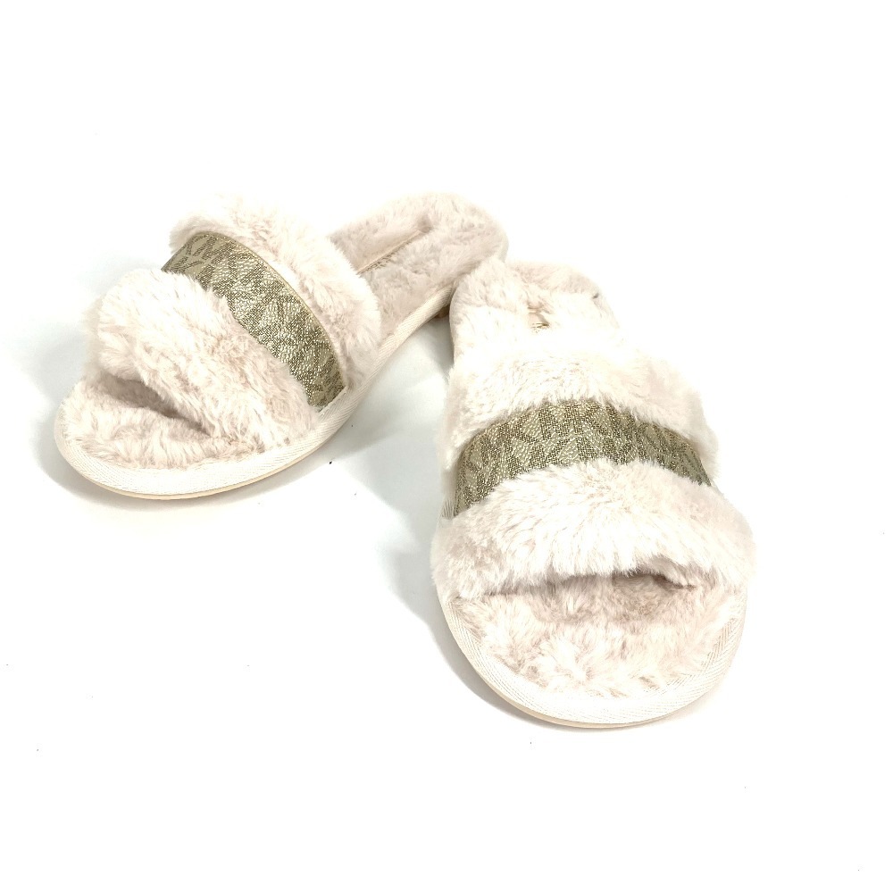 Michael Kors マイケルコース サンダル 49F4AXFA1D ファー Alexis スライド スリッパ 靴 シューズ フラットサンダル ペタンコ ファー ベージュ