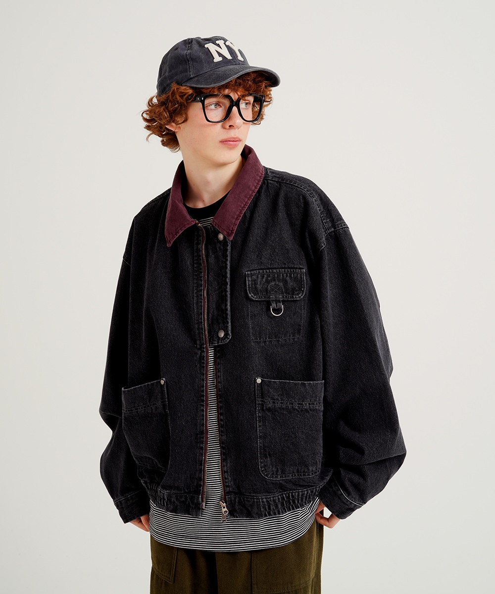 UNIQUE DENIM WORK JACKET JNOT7738