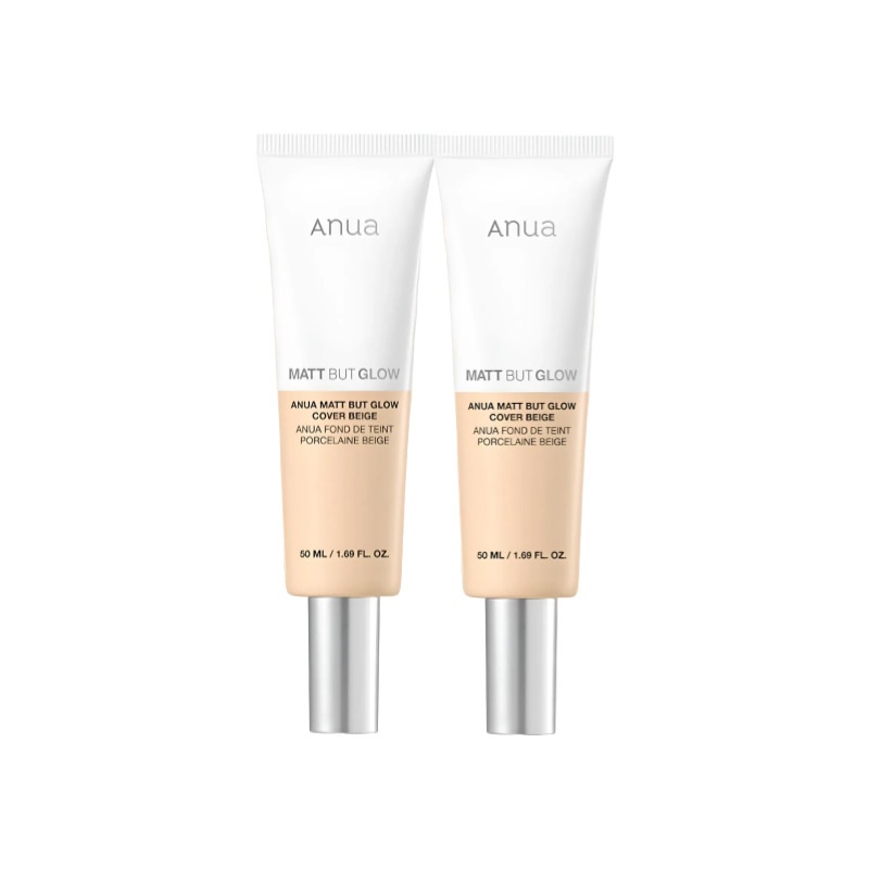 Matt but Glow カバーベージュ 50ml 2個 SPF50+ PA++++ 化粧下地 トーンアップクリーム ファンデーション カバー力 紫外線防止 乾燥肌 混合肌 オイリー肌 スキンケア