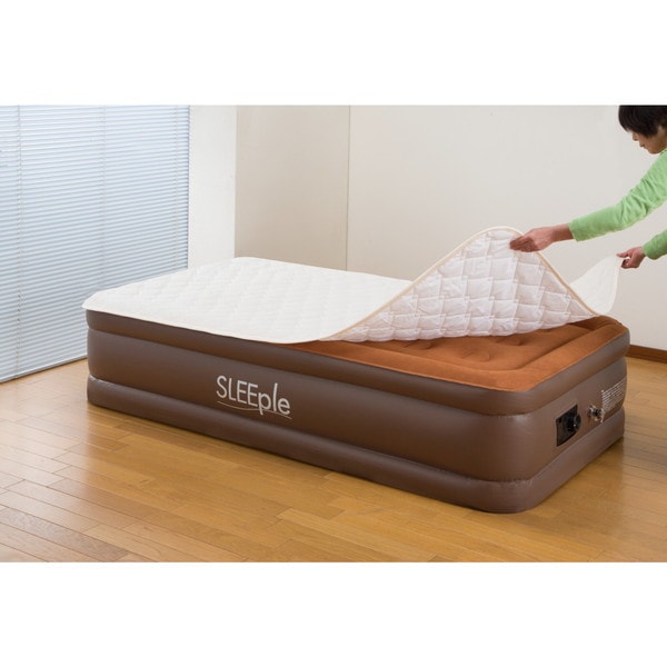 ファミリー・ライフ 電動エアーベッド専用敷パッド ワイドダブル アイボリー 置くだけ簡単(0403810) メーカー直送