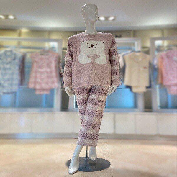 EZ1874EZ1874P_ピンクのクマのタクテル睡眠女性