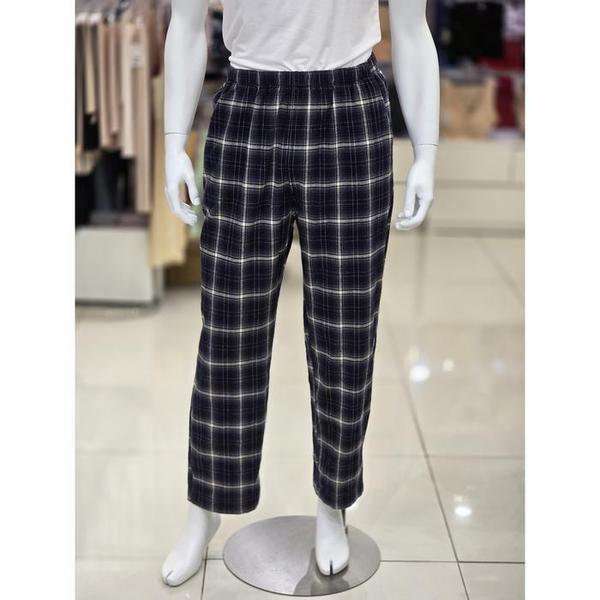 セーブゾーン07 男性用チェックパジャマパンツ EZ6146P (S41311823)