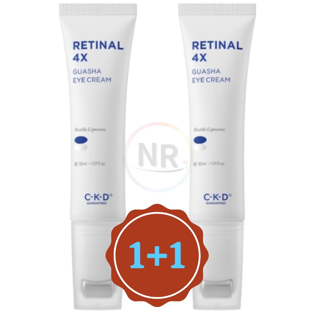 1+1 レチノール 4X かっさ アイクリーム 30ml 鎮静 弾力 保湿 栄養供給