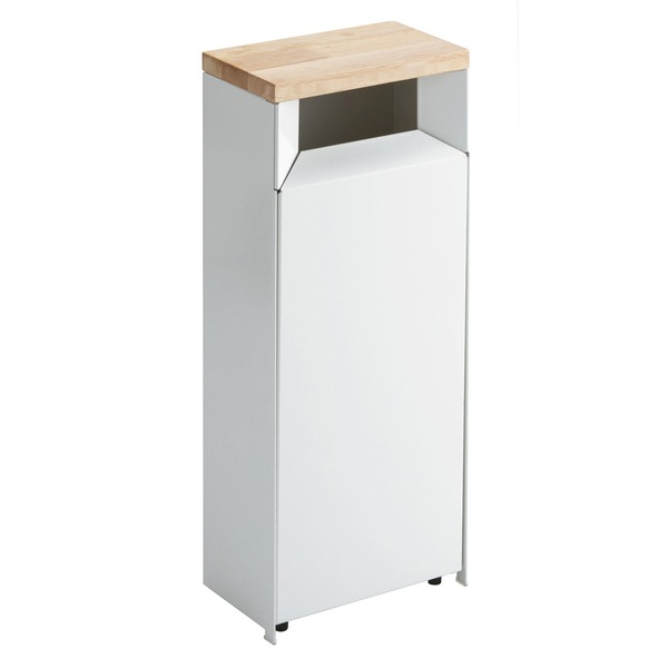 サニタリースリムボックス オフホワイト 底ゴム付 サニタリーボックス トイレ用品 掃除用品 清掃用品 生活雑貨 日用品 テラモト