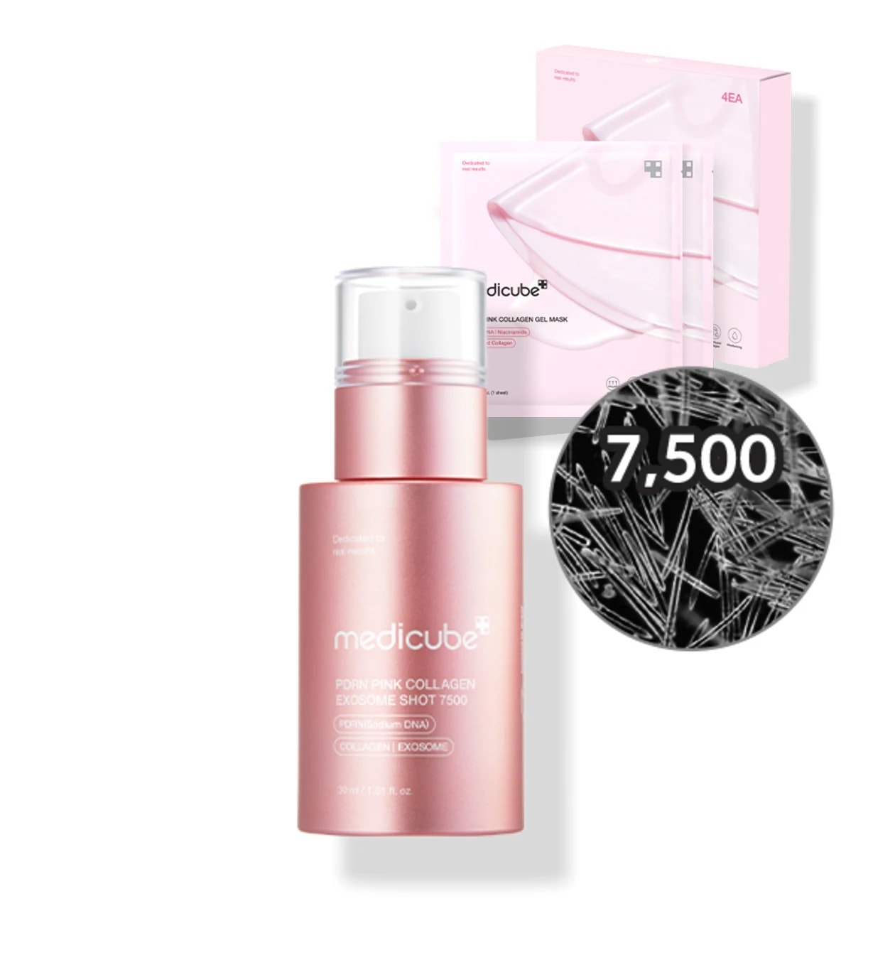 [25SS/New](25年1月13日発売)PDRNピンクコラーゲンエキソソームショットアンプル7500 30ml(PDRNジェルマスク2枚プレゼント)