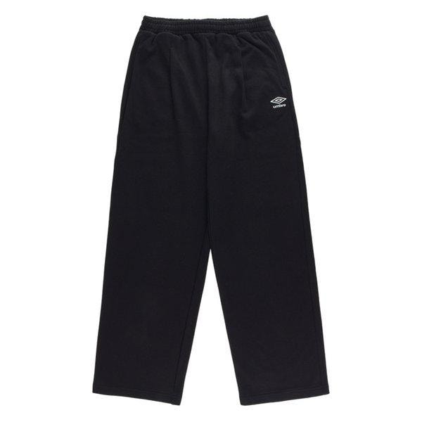 エッセンシャルワイドストレートパンツ UQ323CFP95 BLK0