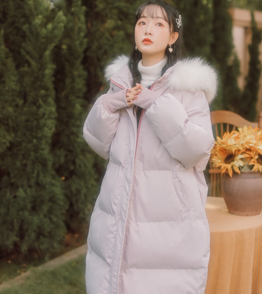 アウター デート モテアイテム もこもこアウター ダウンコート ロング丈 長袖 フード付き ダウン 可愛い きれいめ 上品 おしゃれ かっこいい 可愛い ラブリー キュート ガーリー クール