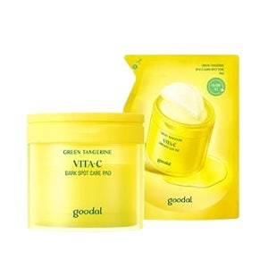 【本品+リフィル】グリーンタンジェリンビタCトナーパッド, 70枚+70枚