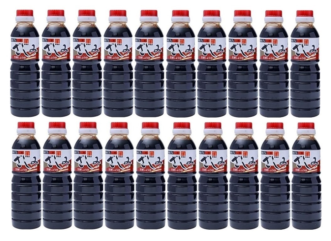 鹿児島の甘い醤油　かねよ　あまくち伝承さしみしょうゆ　黒糖入り　360ml 20本 １ケース