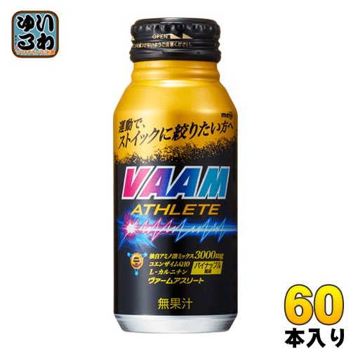 明治 VAAM ヴァームアスリート 200ml ボトル缶 60本 (30本入×2 まとめ買い)