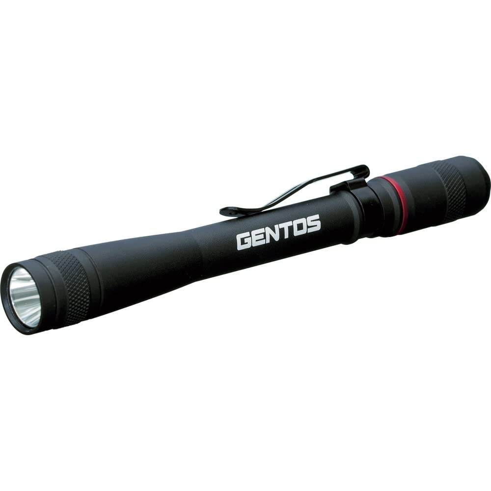 GENTOS(ジェントス) LED 懐中電灯 ペンライト 【明るさ100ルーメン/実用点灯10時間】 単4形電池2本使用 ブラック AP-100BK ANSI規格準拠