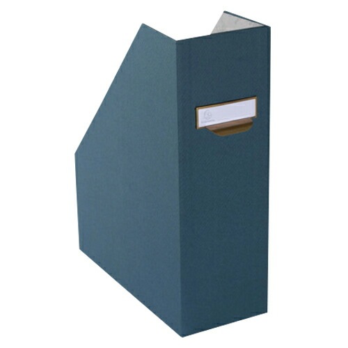 （まとめ買い）エグザコンタ マガジンファイル Office by Me A4判 タテ型 ダックブルー 90603E [x3]