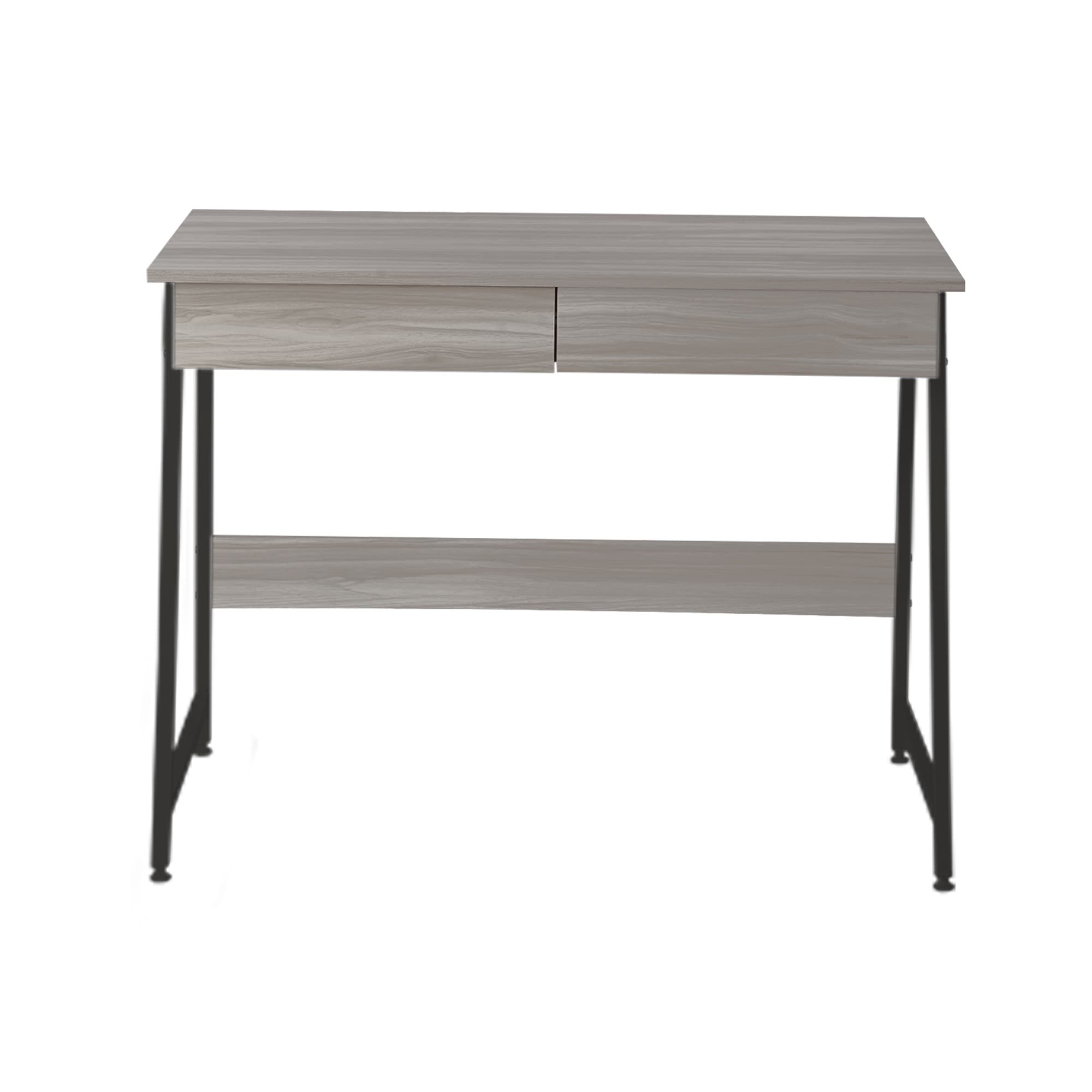 【国内出荷】WF301556AAA 【人気商品】パソコンデスク　引き出し付き　幅100*奥48 　グレー