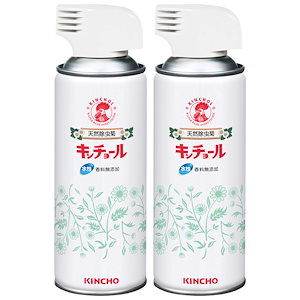 【まとめ買い】天然除虫菊 キンチョール ハエ 蚊 トコジラミ 水性タイプ 300mL 香料無添加 ×2本