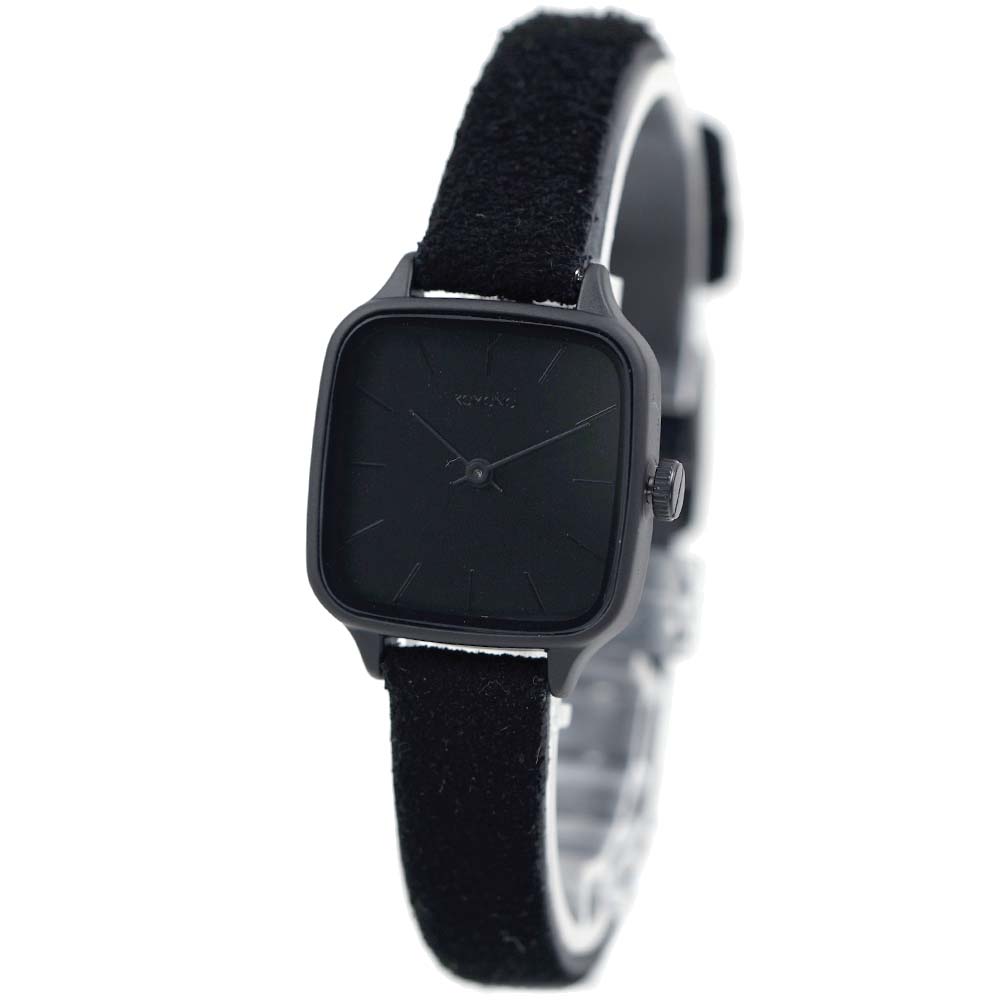 KOMONO コモノ 腕時計 レディース ケイト KATE ブラック スウェードレザーベルト 日本製ムーブメント KOM-W4262