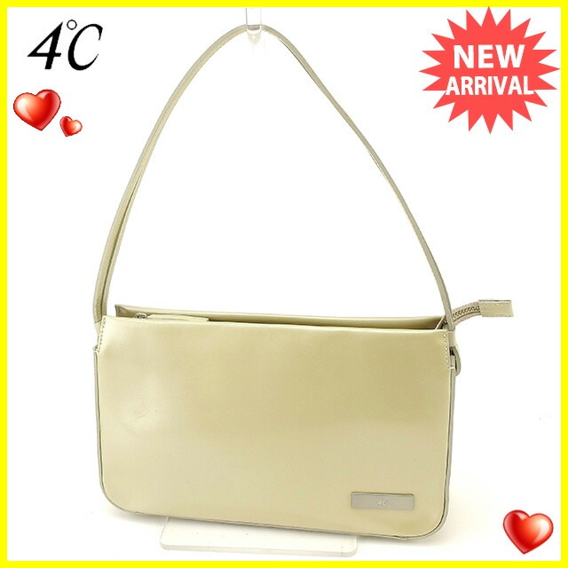 ショルダーバッグ ベージュ 中古