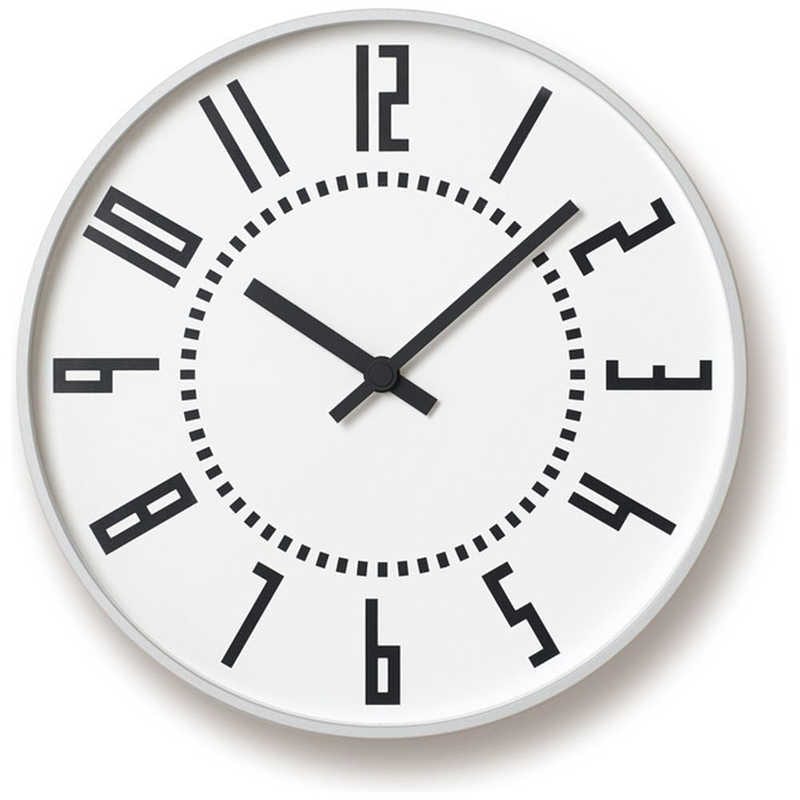 タカタレムノス　エキ クロック ホワイト　TIL16-01WH