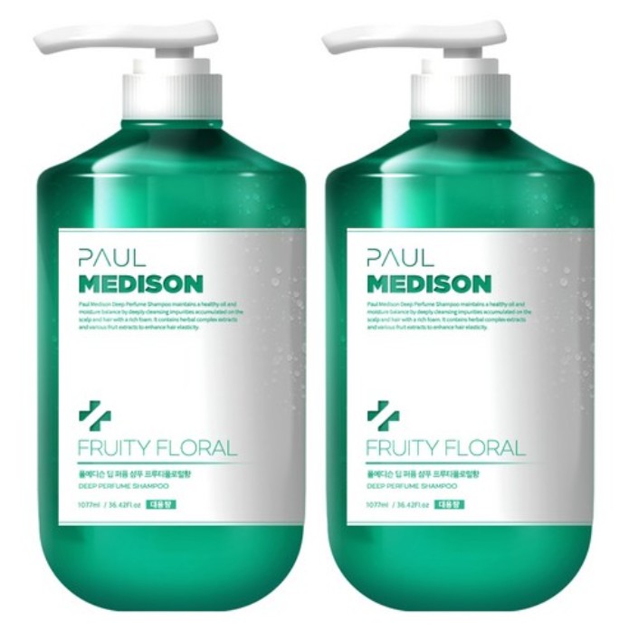 ディープパフューム シャンプー（フルーティーフローラルの香り）1.077L × 2本セット