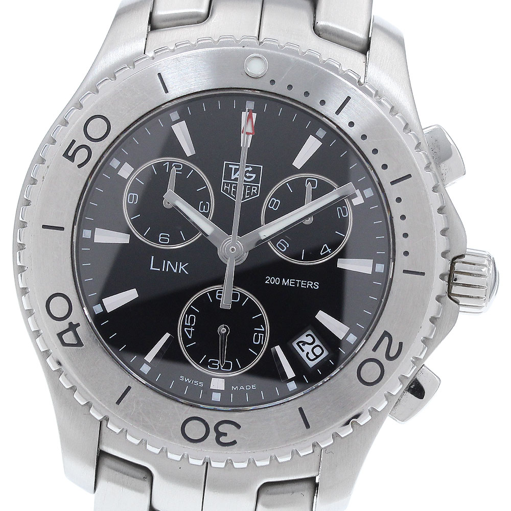 タグホイヤー TAG HEUER CJ1110.BA0576 リンク クロノグラフ クォーツ メンズ _922522【中古】