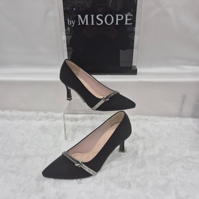 By 女性 ジュルボソク ポイント パンプス 112HT411FS007 BLACK 1 JJ