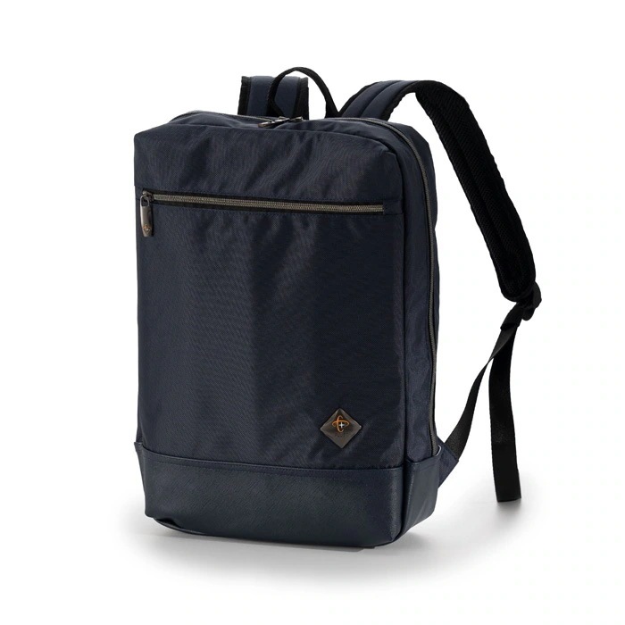 A.L.I 軽量撥水デイパック 14L 14インチPC収納可 PLT-006-NV ネイビー